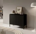 Produktbild: Selsey Sideboard Bemmi - Kommode 2-türig, Schwarz, 100 cm