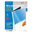 Produktbild: GENIE 12383 Karton-Rücken (DIN A4; 230 g/qm; geeignet für alle Bindegeräte) 25 Stück schwarz