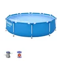 Produktbild: Bestway ?305x76cm Steel Pro Rund Schwimmbecken Schwimmbad mit pumpe