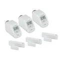 Produktbild: 3x Homematic IP Set Heizen easy connect Heizkörperthermostat Fenster Türkontakt