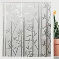 Produktbild: Fensterfolie Bambus Optik Selbstklebend Blickdicht 3D Dekor 44,5 x 200cm