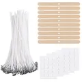 Produktbild: Kerzendocht Set - Enthält 100 Stück 20cm Kerzendochtfür Kerzen Docht 100 Stüc...