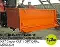 Produktbild: YERD Heck container Transport mulde Behälter 120 cm Box Kipp für Traktor kippbar