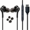 Produktbild: Samsung Original AKG In-Ear Typ C Headset / Kopfhörer - Schwarz - Schwarz