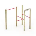 Produktbild: Wickey Fitnessgerät - Fit Base 510 - Outdoor Fitnessstudio, Gym für Zuhause, Klettern und Sport für Jugendliche und Erwachsene im Garten mit Klimmzugstange