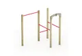 Produktbild: Wickey Turnreck FIT Base 510 - Gartengerät für Calisthenics, Spiel & Kletterspaß, (Kraftstation, Fitnessstation, Sportgeräte für zuhause, Workout, Krafttraining, Gymtower, Fitnessturm, Ideal für Fitnessbegeisterte & Familien mit Bewegungsdrang), witterungsbeständig mit 5 Jahren Garantie auf Holz- und HDPE-Teile*