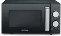 Produktbild: SEVERIN 2-in-1 Mikrowelle mit Glasboden und Grill MW 7762