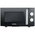 Produktbild: Severin MW 7762 Mikrowelle Schwarz, Edelstahl 800 W Grillfunktion