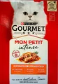 Produktbild: Gourmet Mon Petit 3 Sorten Mix mit Pute Huhn Ente in Sauce 96x 50g( € 10,97/kg)