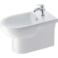 Produktbild: Duravit No. 1 Stand-Bidet 2297100000 37x65cm, mit Hahnloch, Überlauf, Hahnlochbank, weiß
