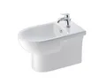 Produktbild: Duravit No.1 Standbidet, mit Überlauf, 1 Hahnloch, 365x650mm, Back to wall,