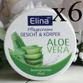 Produktbild: 6x150ml Elina Gesicht Körper Creme Pflegecreme  Aloe Vera beanspruchte Haut