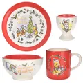 Produktbild: Disney Weihnachten Geschirr Frühstück Mittagessen Dinner Set - Winnie The Pooh
