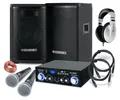 Produktbild: McGrey DJ Karaoke Komplettset PA Anlage Party-Lautsprecher (Bluetooth, 400 W, Partyboxen 25cm (10 zoll) 2-Wege System - inkl. Endstufe & Mikrofone)