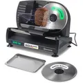 Produktbild: Sommertal AS190 Dual 200W 1x Wellenschnittmesser 1x Glatte Klinge 1x Edelstahltablet