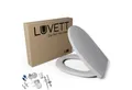 Produktbild: LUVETT WC-Sitz Farben C100 (Komplett-Set, Inklusive 3 Befestigungsarten), mit Original SoftClose® Absenkautomatik, Duroplast