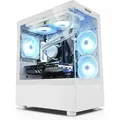 Produktbild: kiebel.de Gaming PC InvaderXS V AMD Ryzen 7 5800X, 32GB DDR4, NVIDIA RTX 5060 Ti 16 GB, 1TB SSD, Windows 11, Gaming PC - Weiß/Schwarz