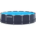 Produktbild: Intex Frame Pool 457 x 122 cm mit Gestänge - Swimming Pool ohne Zubehör
