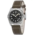 Produktbild: Hamilton Khaki Field Expedition Leder Schwarz Zifferblatt H70225830 Herrenuhr
