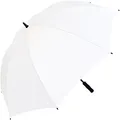 Produktbild: iX-brella Leichter Voll-Fiberglas- Regenschirm für 2 Personen - Größe XXL - sehr stabil - Golfschirm (weiß)
