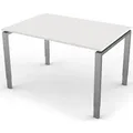 Produktbild: Schreibtisch StageOne Form 5 BxT 120x80cm weiß