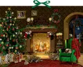 Produktbild: Coppenrath - Edition Barbara Behr - Kaminzimmer, Wand-Adventskalender