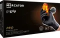 Produktbild: Nitrilhandschuhe Mercator GoGrip Black 3D Gr. L 50 Stk puderfrei robust