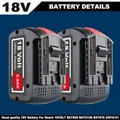 Produktbild: 2x 5,0Ah Akku Für Bosch 18V Professional GBA GSR GSB BAT618 BAT609 BAT607 BAT620