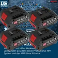 Produktbild: 4x Original Akku für Bosch 18V 5,0Ah Professional GBA GSR GSB BAT618 BAT609 622