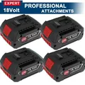 Produktbild: 4x Original Akku für Bosch 5,0Ah 18V Professional GBA GSR GSB BAT618 BAT609 622