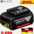 Produktbild: 18V 5,0Ah Akku für Bosch Professional GBA GSR GSB BAT618 BAT609 BAT620 DHL