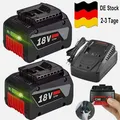 Produktbild: 2X 8,0Ah Akku für Bosch 18V Professional GSR BAT618 BAT609 BAT620 5,0/Ladegerät
