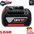 Produktbild: 5,0Ah Original Akku für Bosch 18V Professional GBA GSR GSB BAT618 BAT609 BAT620