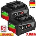 Produktbild: 2set 7Ah Akku für Bosch 18V Professional GBA GSR GSB BAT618 BAT609 BAT620 Neu DE