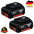 Produktbild: 2) 18V 5,0Ah Für Bosch Original Akku GBA 18V BAT618 BAT609 BAT620 GSR GSB GBH