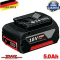 Produktbild: 18V 5,0Ah Für Bosch Professional Akku GBA 18V BAT618 BAT609 BAT620 GSR GSB GBH