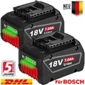 Produktbild: 2X 7Ah Original Akku für Bosch 18V Professional GBA GSR GSB BAT618 BAT609 BAT620