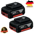 Produktbild: 2)18V 5,0Ah Für Bosch Professional Akku GBA 18V BAT618 BAT609 BAT620 GSR GSB GBH