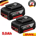 Produktbild: 2x Für Bosch 18V Lithium ion Professional 18 Volt BAT618 BAT609 BAT620 BAT610