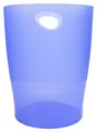 Produktbild: Exacompta 45310D 8er Pack ECOBIN Papierkorb 15 Liter mit Griffen. Eleganter und robuster Papierkorb und Mülleimer im modernen Design eisblau