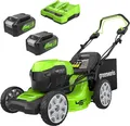 Produktbild: Greenworks GD24X2LM46SPK4X 48V (24V x 2) Cordless Self-Propelled Lawnmower for L