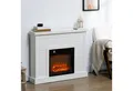 Produktbild: HOMCOM Elektrokamin mit Heizung 1800 W, Überhitzungsschutz, Weiß