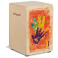 Produktbild: Schlagwerk CP402 High Five Kids Cajon - Cajon Instrument speziell für Kinder und kleine Trommler - Musikinstrument Schlagzeug für Kinder mit Snare 24 x 24 x 36 cm - Made in Germany