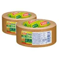Produktbild: 2x Tesa Packband Papier-Klebeband Paketband EcoLogo 50m x 50mm braun 57180