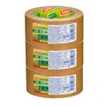 Produktbild: 3x Tesa Packband Papier-Klebeband Paketband EcoLogo 50m x 50mm braun 57180