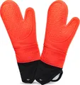 Produktbild: Ofenhandschuhe aus Silikon Fäustlinge - Rot