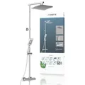 Produktbild: TRENTO Überkopfbrause-Set, Chrom, mit Thermostatarmatur