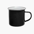 Produktbild: Origin Outdoors Unisex – Erwachsene Tasse-630219 Emaille Tasse, Schwarz, Einheitsgröße