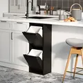 Produktbild: Mülltrennschrank Sollentuna Metall 2x14 L Schwarz