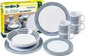 Produktbild: Brunner 0830160N.C6T, Blau, Weiß, Melamin, 4 Person(en), 4 Becken, 4 Stück(e), 300 ml